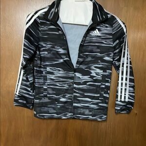 Adidas Monochrome Patterned Jacket